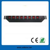 10A, 19-Inch Network Cabinet Individual Switch Control PDU