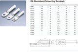 Dl Series Aluminium Naked Cable Lug Wire Crimp Terminal Connector