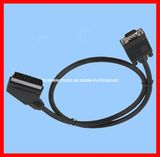 21 Pin Scart Cable to VGA Cable