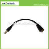 Gold Plating 3.5mm Male to 3.5mm Female Panel Mount Cable