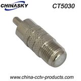 CCTV Female F to Male RCA Connector (CT5030)