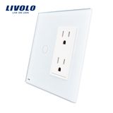 Livolo Multi Plug Socket Touch Switch Wall Socket (VL-C5-C1C2US-11/12)