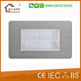 Stainless Steel Panel Electrical Hotel Footlight Switch
