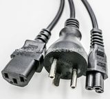 European Standard Danish Demark 3 Pins AC Power Cord and Cable 220vnce/Laptop