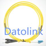 Fiber Optic Patch Cord LC/PC-ST/PC Sm Duplex LSZH 3.0mm