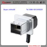 Pull/Push Electrical Network RJ45 Cat5e Connectors with Metal Shell
