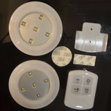 5 LED Wireless Remote Control Light Pat LED Touch Nightlight Bedroom Wardrobe Lamp