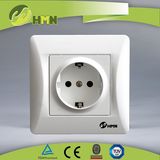 Ce TUV Certified European Standard 1 Gang Schuko Socket