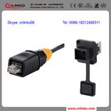 Outdoor Cabinet RJ45 Panel Mount Waterproof Connector