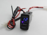 5V 2.1A Car USB Socket Charger Interface Voltmeter for Toyota Vigo Switch Hole