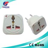 Multi Socket to 2 Pin Round Plug Power Adaptor