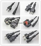 VDE Certificate Three-Pin Plug European Power Cord