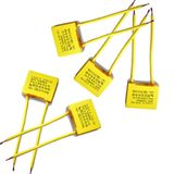 Reliable Small Yellow 275VAC X2 Metallized Polypropylene Film Capacitor Tmcf18