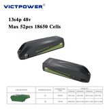 Victpower Downtube Lithium Ion Battery 48V 13.6ah 13s4p Battery Pack