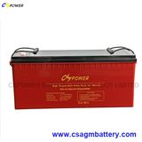 Cspower Long Cycle Life Solar Gel Battery 12V 180ah Battery