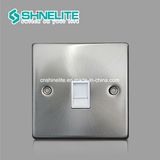 Chrome Color Stainless Steel Plate 1 Gang Computer Socket