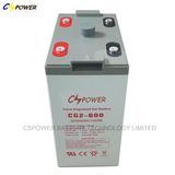 Long Life Gel Battery 2V 600ah for 48V Solar Power