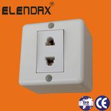 European Style Surface Mounted Wall Socket Outlet (S2009)