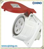 IP44 5p 400V Redflush Mounted Socket