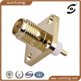 SMA Female Flange Connector for Rg174 Cable