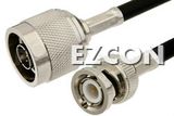 N Male to BNC Male RF Test Cable Assembly