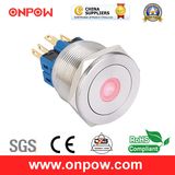 Onpow 25mm Push Button Switch (GQ25PF-11D/R/12V/S, CE, RoHS Compliant)