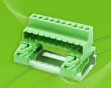 Plugable Terminal Block with DIN Rail for Wire Connection