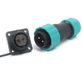Waterproofing Aviation Connector with 4 Hole Flange Socket Circular Connector