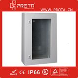 Waterproof Metal Wall Mounting Enclosures with Plexiglass Door