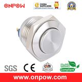 Onpow 16mm Metal Push Button Switch (GQ16H-10/J/S, 16mm, CE, RoHS Compliant)