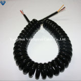 Trailer Truck ABS Ebs Electric Copper Wire Spiral Cable 7 Pin Electrical Cable Seven Way Trailer Cable