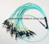 MPO/MTP Fiber FC-FC Optic Patch Cord Sm Simplex for Qsfp-Qsfp