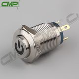 CMP Small Illuminated 12mm Momentary Power Switch