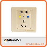 Dk-10A Silver Electric Leakage Protection Outlet and Socket