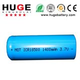 3.7V Icr18500 Rechargeable Li-ion Battery