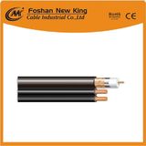 Standard Shield Cu/CCS Coaxial Cable RG6 with Power Cable for CCTV/CATV System