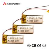 UL Rechargeable 401230 Li-Polymer Lipo Battery 3.7V 120mAh