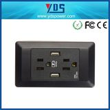 2016 New Design Electrical Wall Switch 15 AMP Double Socket