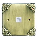 Fg010A Factory Supply British 1 Gang Tel Wall Socket