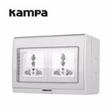 IP55 Waterproof Electric 2 Way Multifunction Socket Wall Switches