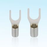 Non-Insulated Spade, Furcate Naked Terminal