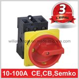 32A 4p Rear Mounted Rotary Switch