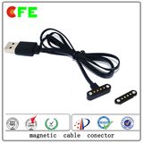 Waterproof 4pin Magnetic Cable Connector with USB