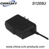 12VDC 500mA Wall-Mount CCTV Power Adapter with Us Plug (S1205U)
