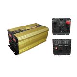 Pure Sine Wave Inverter 600W, Frequency Inverters with UPS Charger, LCD Display