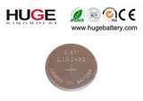 3.6V Rechargeable High Capacity Lithium Li-ion Button Cell Lir2430