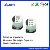 1000UF 6.3V Low Impedance Chip SMD 105c Electrolytic Capacitor