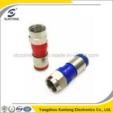 F Male Waterproof RF Connector for Rg59/RG6 Coaxil Cable