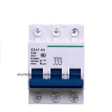 Miniature Circuit Breaker, 3p 50A, 63A MCB (DZ47-63) , 4.5ka 6ka