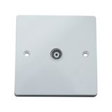 Coaxial Socket with Single Plate